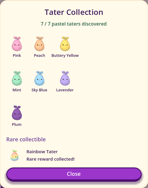 Rainbow Taters: Collection complète